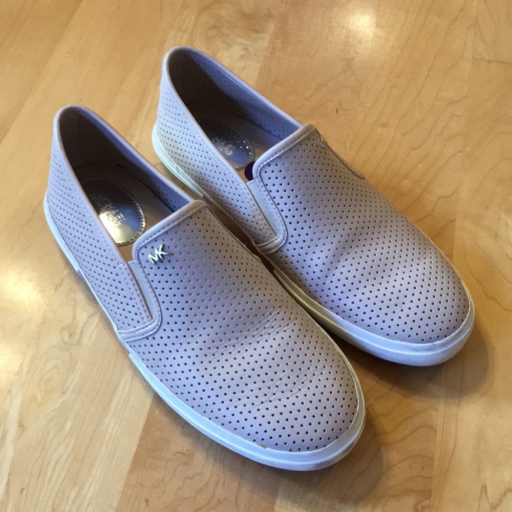 MICHAEL Michael Kors | Perforated Leather Slip-On Sneaker Light Pink